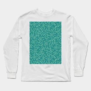 Simple Leaf Design Long Sleeve T-Shirt